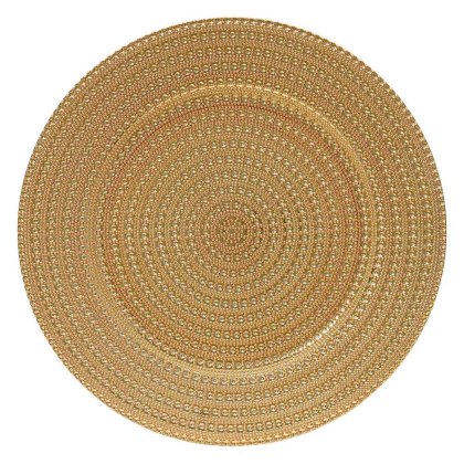 Decorative Plate Gold 33cm Decorative Plate Gold 33cm