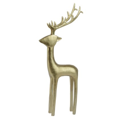 Polyresin Deer Gold 48cm Polyresin Deer Gold 48cm