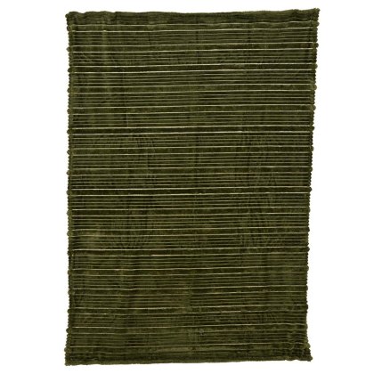 Ribbed Throw Green 170cm x 130cm Ribbed Throw Green 170cm x 130cm