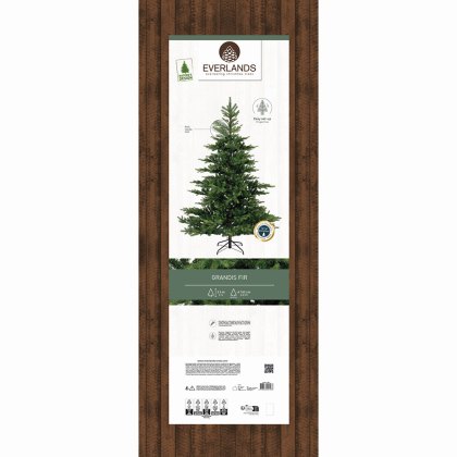 8ft/240cm Grandis Fir Christmas Tree Green 8ft/240cm Grandis Fir Christmas Tree Green