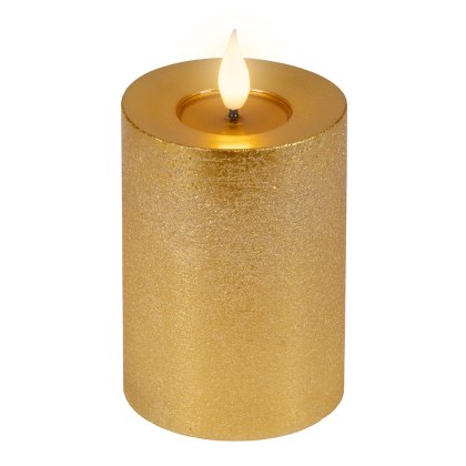 LED Realistic Candle Gold 13.5cm LED Realistic Candle Gold 13.5cm
