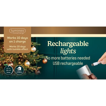 LED Duracharge Basic Lights Warm White 192cm LED Duracharge Basic Lights Warm White 192cm