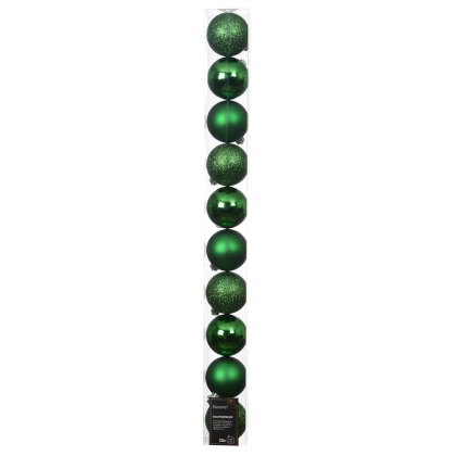 Bauble Jolly Green 6cm (Set Of 10) Bauble Jolly Green 6cm (Set Of 10)