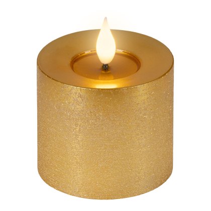 LED Realistic Candle Gold 9.5cm LED Realistic Candle Gold 9.5cm