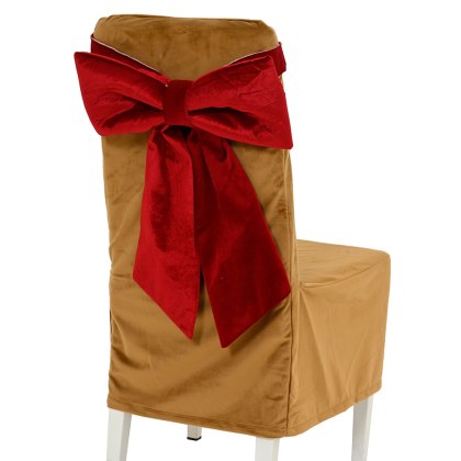 Chair Bow Oxblood 16.5cm Chair Bow Oxblood 16.5cm