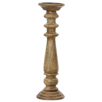 Mangowood Candleholder Natural 40cm Mangowood Candleholder Natural 40cm