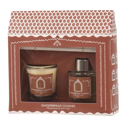 Gingerbread Cookies Candle & Diffuser Set Gingerbread Cookies Candle & Diffuser Set