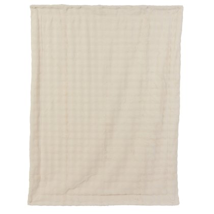 Faux Fur Throw Off White 170cm x 130cm Faux Fur Throw Off White 170cm x 130cm