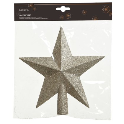 Treetopper Glitter & Pearls 19cm