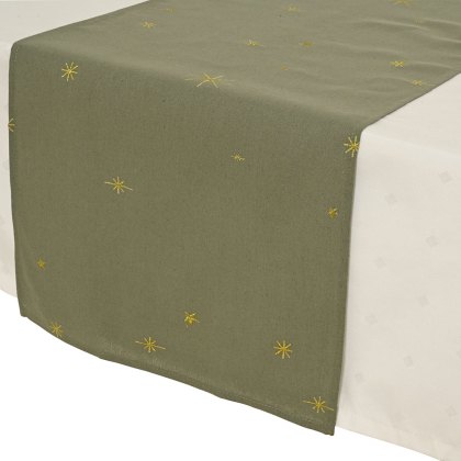 Table Runner With Gold Embroidery 140cm (Choice Of 3) Table Runner With Gold Embroidery 140cm (Choice Of 3)
