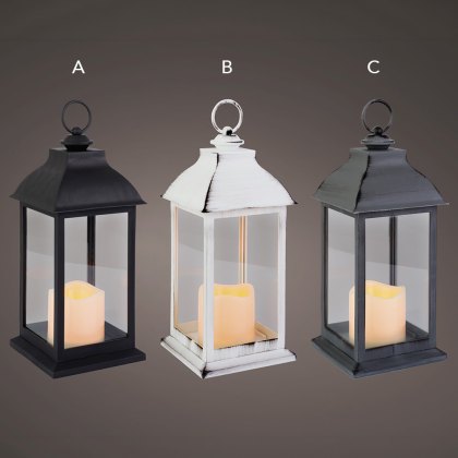 LED Lantern With Fire Flame 30cm (Choice Of 3) LED Lantern With Fire Flame 30cm (Choice Of 3)