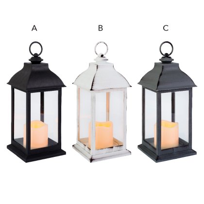 LED Lantern With Fire Flame 30cm (Choice Of 3) LED Lantern With Fire Flame 30cm (Choice Of 3)