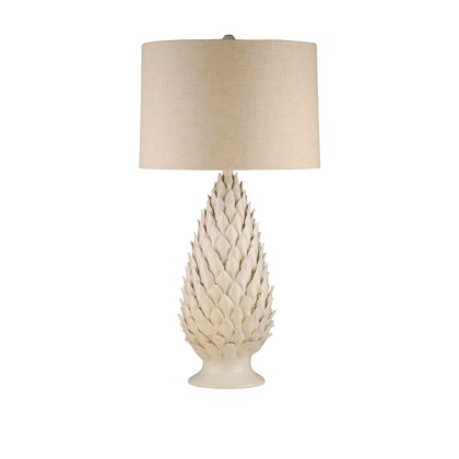 Grace Table Lamp Cream Base With Ivory Linen Shade Grace Table Lamp Cream Base With Ivory Linen Shade