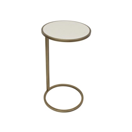 Oscar Sofa/Side Table With White Top