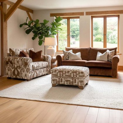 Sylvia 4 Seater Sofa Fabric Standard & Aquaclean Sylvia 4 Seater Sofa Fabric Standard & Aquaclean