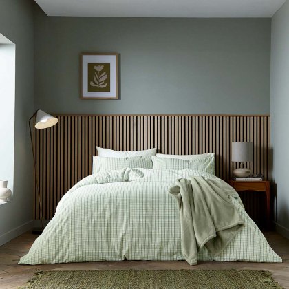 Calico & Chalk Tranquil Check Duvet Cover Set (Multiple Sizes & Colours) Calico & Chalk Tranquil Check Duvet Cover Set (Multiple Sizes & Colours)