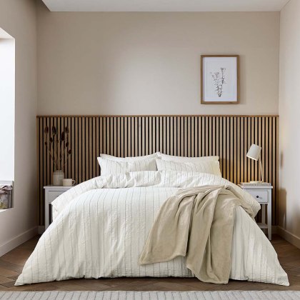 Calico & Chalk Waffle Stripe Duvet Cover Set (Multiple Sizes & Colours) Calico & Chalk Waffle Stripe Duvet Cover Set (Multiple Sizes & Colours)