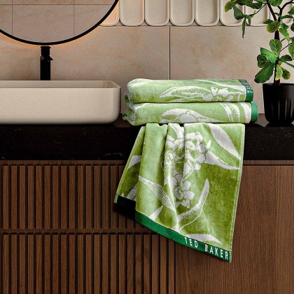 Cabana Towels Green (Multiple Sizes)