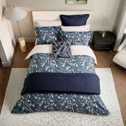 Albany Reversible Duvet Cover Set Denim Blue (Multiple Sizes) Albany Reversible Duvet Cover Set Denim Blue (Multiple Sizes)