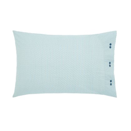 Oscar Standard Pillowcase Pair Teal & Olive Oscar Standard Pillowcase Pair Teal & Olive