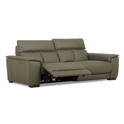Tuscany 3 Seater Electric Reclining Sofa With USB Charging Port Leather Category 20 BX & NW Tuscany 3 Seater Electric Reclining Sofa With USB Charging Port Leather Category 20 BX & NW