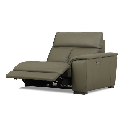 Tuscany Modular Electric Reclining 1.5 Seater Sofa Arm RHF With USB Leather Category 20 BX & NW
