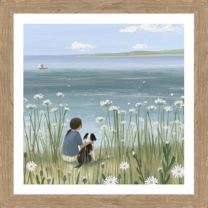 Where We Belong 22cm x 22cm Picture By Lucy Heart Wooden Frame Where We Belong 22cm x 22cm Picture By Lucy Heart Wooden Frame
