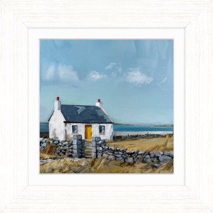 Seaside Retreat I 27cm x 27cm Picture By Sian McGill White Frame Seaside Retreat I 27cm x 27cm Picture By Sian McGill White Frame
