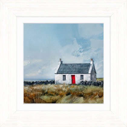 Seaside Retreat II 27cm x 27cm Picture By Sian McGill White Frame Seaside Retreat II 27cm x 27cm Picture By Sian McGill White Frame