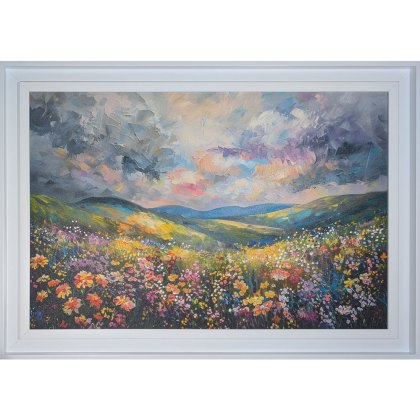 Colourful Meadow in Bloom 104cm x 74cm Framed Picture Colourful Meadow in Bloom 104cm x 74cm Framed Picture