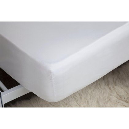 400 Thread Count 100% Cotton Fitted Sheet (15") (Multiple Sizes & Colours)