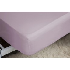 Belledorm 400 Thread Count 100% Cotton Fitted Sheet (12") Mulberry (Multiple Sizes)