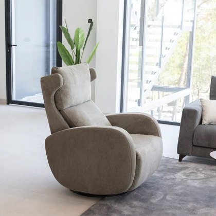 Kim Manual Reclining Armchair Fabric Series 6