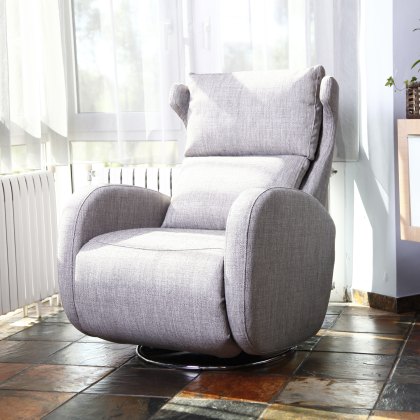 Kim Manual Reclining Chair Fabric Series 6