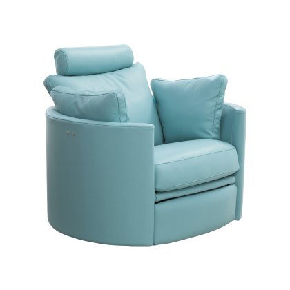 Moon Electric Reclining & Swivel Armchair Ciervo Leather Moon Electric Reclining & Swivel Armchair Ciervo Leather