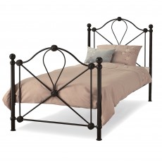 Lyon Metal Single (90cm) Bedstead Black Lyon Metal Single (90cm) Bedstead Black