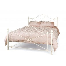 Lyon Metal Small Double (120cm) Bedstead Ivory Gloss Lyon Metal Small Double (120cm) Bedstead Ivory Gloss