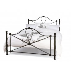 Lyon Metal Double (135cm) Bedstead Black Lyon Metal Double (135cm) Bedstead Black
