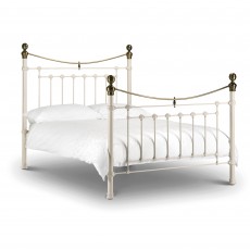 Alexandra Metal Single (90cm) Bedstead White Alexandra Metal Single (90cm) Bedstead White