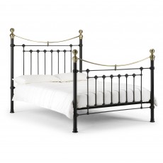 Alexandra Metal Single (90cm) Bedstead Black Alexandra Metal Single (90cm) Bedstead Black
