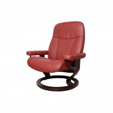Consul Small Chair With Classic Base Cori Leather