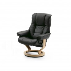 Mayfair Small Chair With Classic Base Paloma Leather