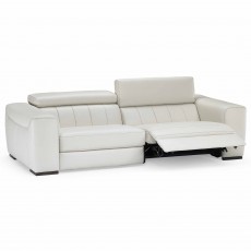 Zanotti 3 Seater Electric Reclining Sofa Leather Category 20