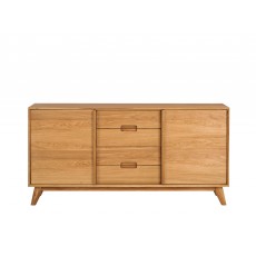 Bjorn Oak Wide Sideboard