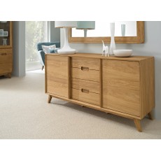 Bjorn Oak Wide Sideboard