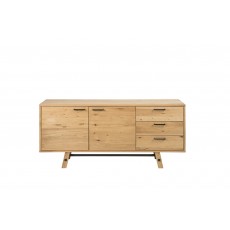 Eerika Veneer Brushed Wild Oak Wide Sideboard