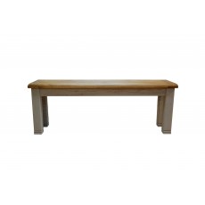 Aquitane Weathered Oak Large Dining Bench Aquitane Weathered Oak Large Dining Bench