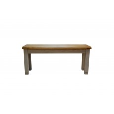 Aquitane 2 Person Dining Bench Weathered Oak