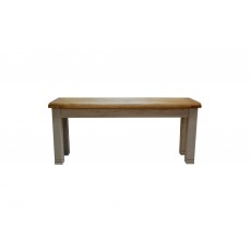 Aquitane Weathered Oak Small Dining Bench Aquitane Weathered Oak Small Dining Bench