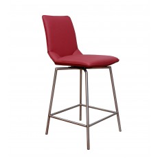 Davy Tatra Red Swivel Bar Stool Davy Tatra Red Swivel Bar Stool